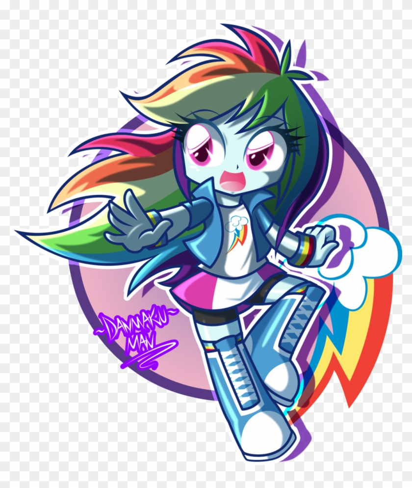 Chibi Dash By Danmakuman Chibi Dash By Danmakuman - Rainbow Dash Cutie Mark #857942