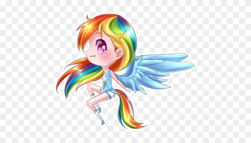 Rainbow Dash By Moon-valkyrie - Rainbow Dash #857981