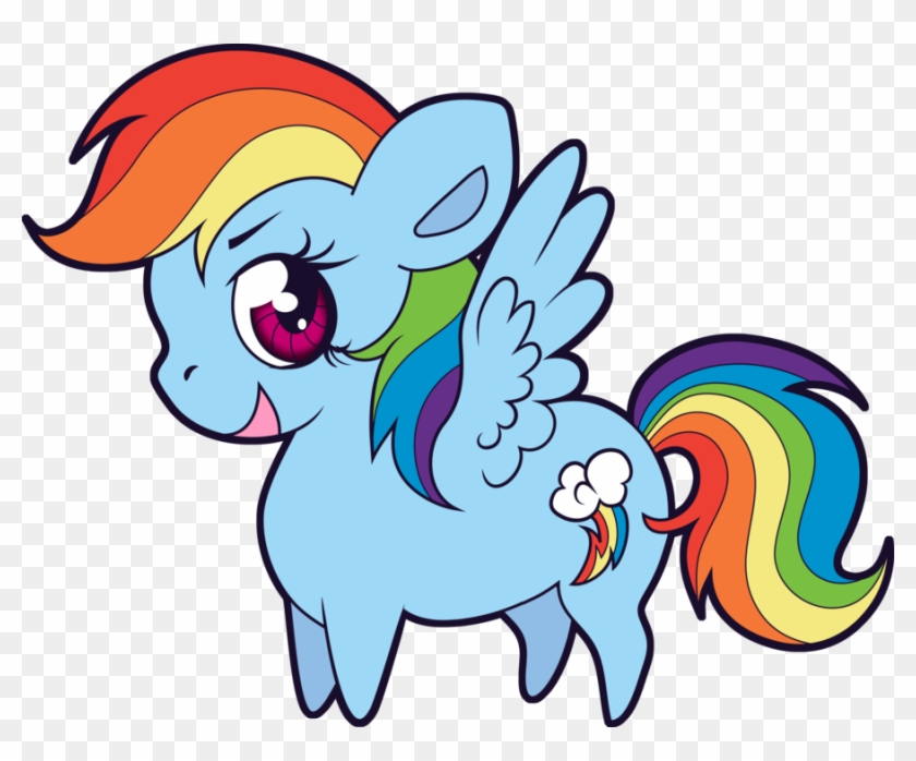 Chibi Rainbow Dash By Chibi Rainbow Dash - Drawing #858023