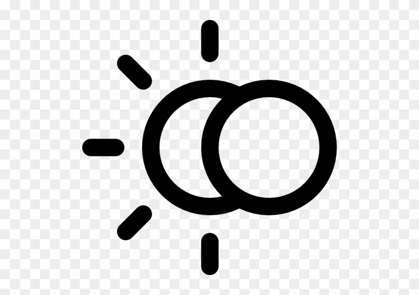 Sun Eclipse Free Icon - Sun And Moon Icons #859684