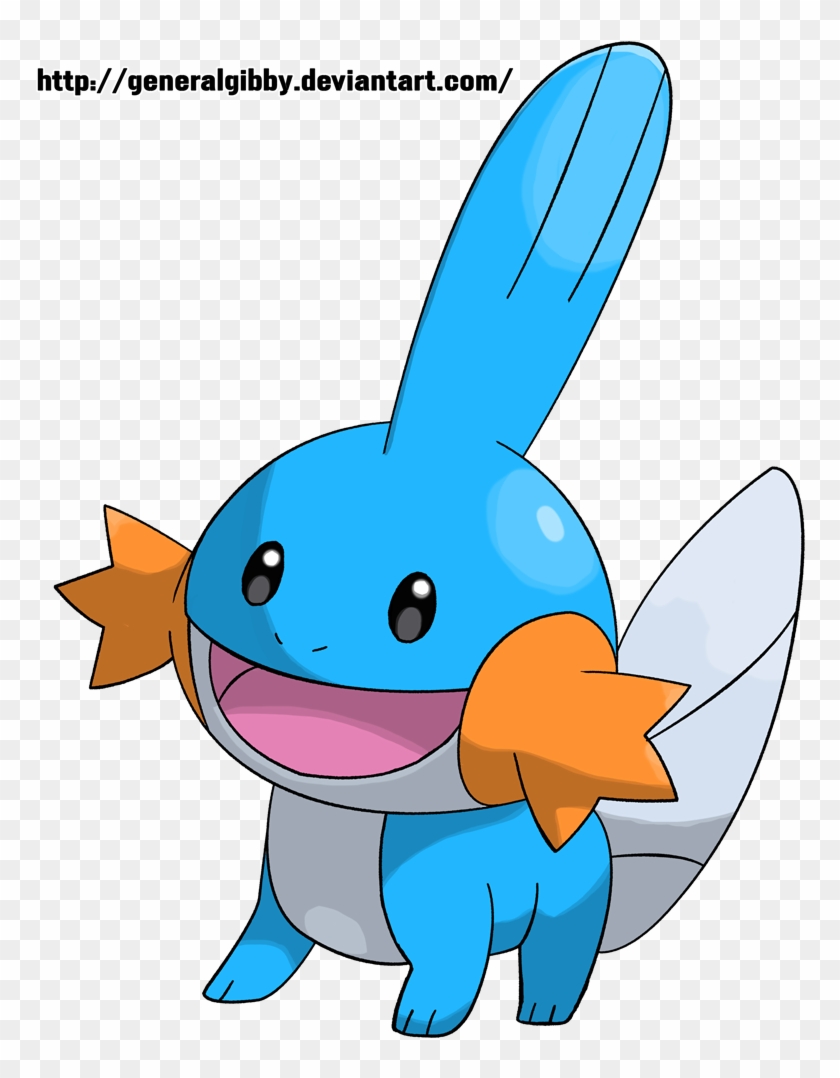 Generalgibby Mudkip Sugimori Style By Generalgibby - Mudkip Transparent #158426