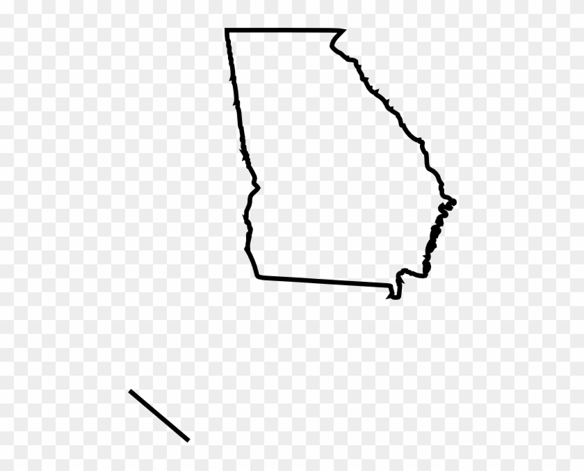 Georgia Outline Clip Art - State Of Georgia Outline #161934