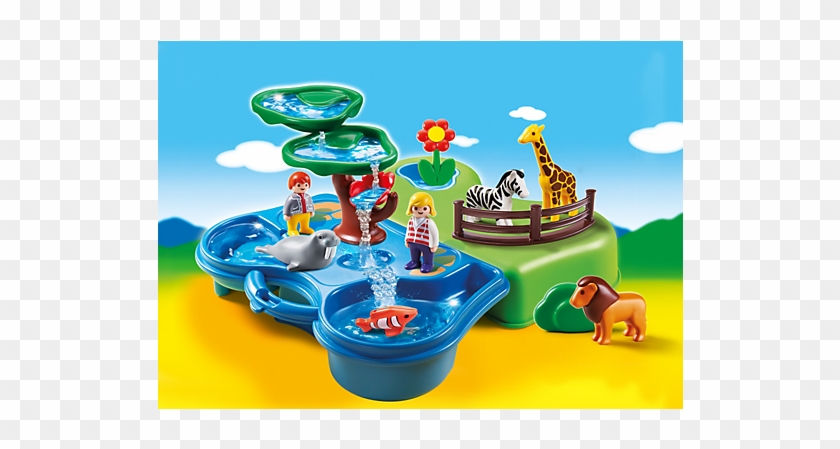 Playmobil 123 animal hot sale zoo and aquarium