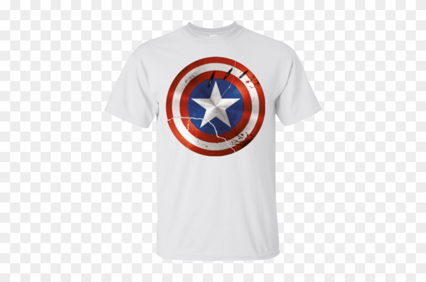 Civil War T-shirt - Captain America Shield Pillow #864335