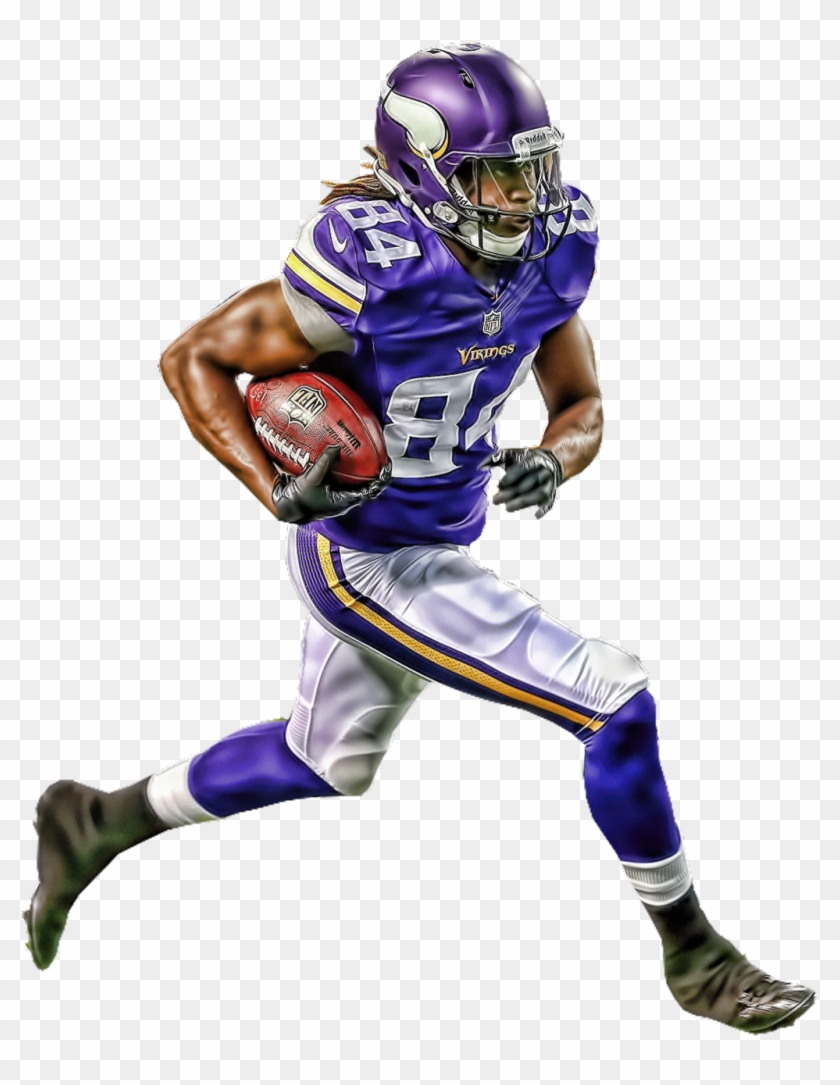 Vikings Player White Background #864391