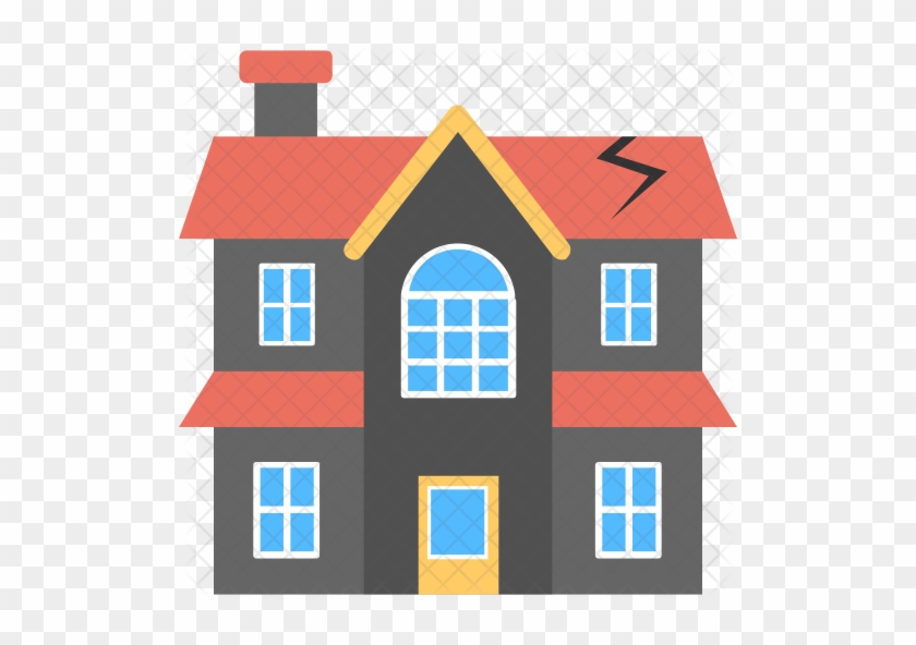 Haunted House Icon - Halloween #865347