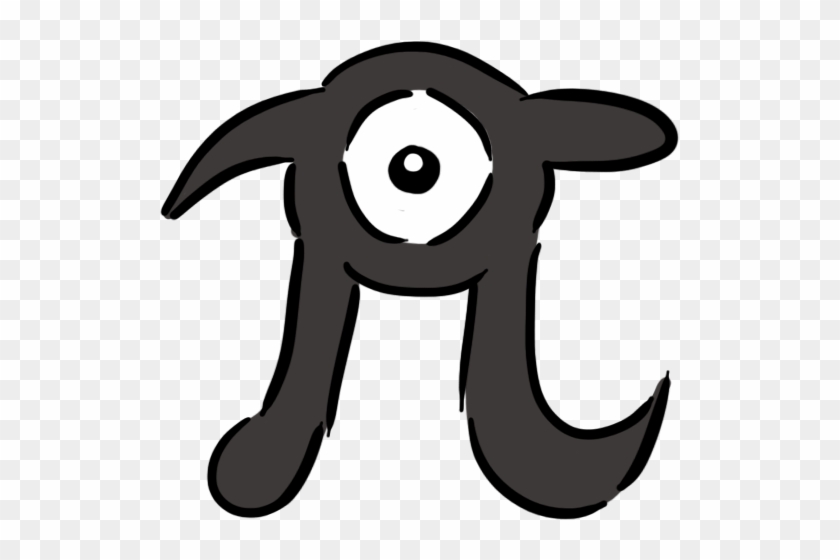 Unown Pi By Vyranitar - Digital Art #866326