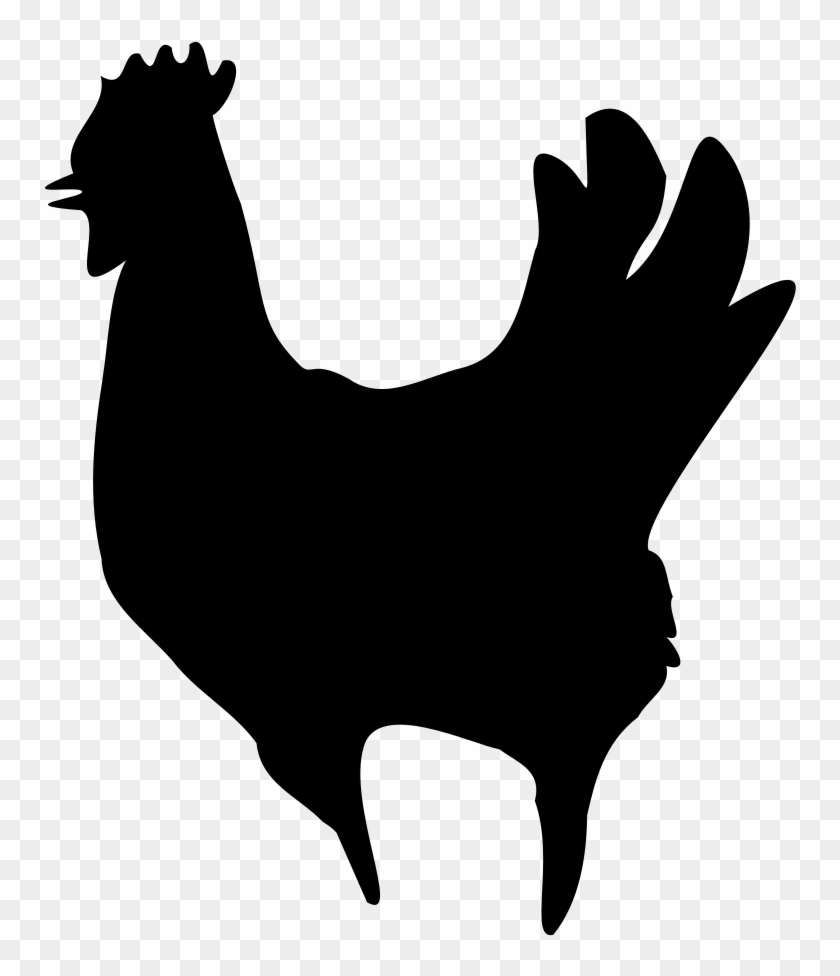 Download Chicken Hen Roosters Silhouette Silhouette Clip Art Silhouette Free Transparent Png Clipart Images Download