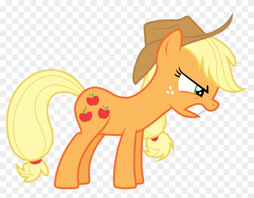 1222288 Angry Applejack Artist Trildar Bats Safe Simple - Cartoon #867018