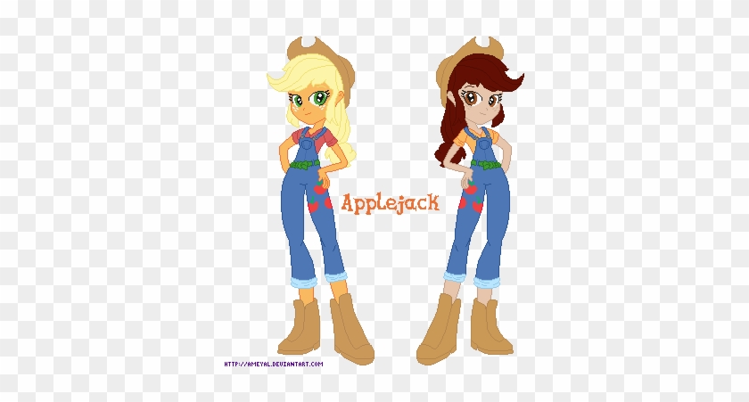 Eq Girl Applejack By Ameyal - Eq Girl #867434