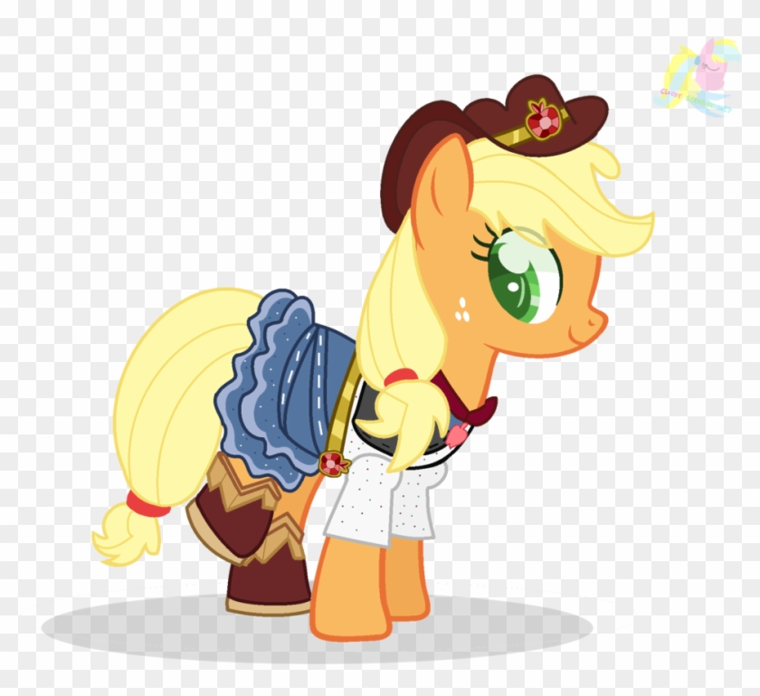 Mlp Applejack Dance Magic Pony Version By Cloudysunshine1914 - Cartoon #867788