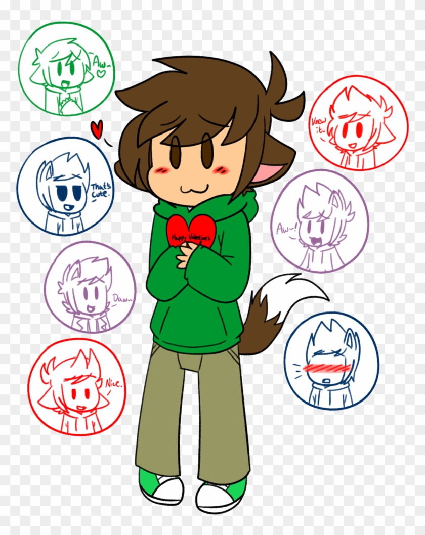 [gijinka Mini Eddsworld] Valentine's Day 2017 By Xxjerra-chanxx - Cartoon #868402