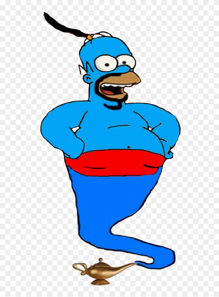 Homer Simpson As The Genie By Darthranner83 - Tak And The Power Of Juju Oc's #870268