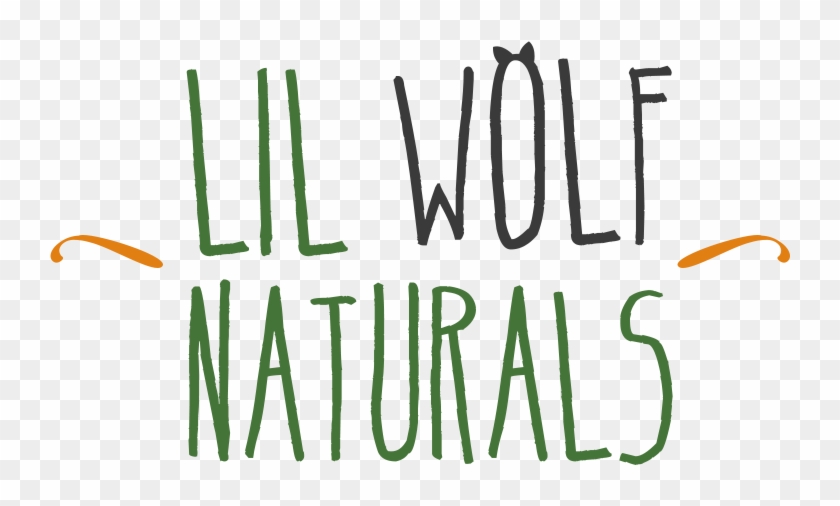 Lil Wolf Naturals Logo And Wordmark Graphic Design - Calligraphy #871396