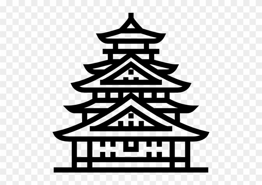 Osaka Castle Free Icon - Osaka Castle Icon Png #871460