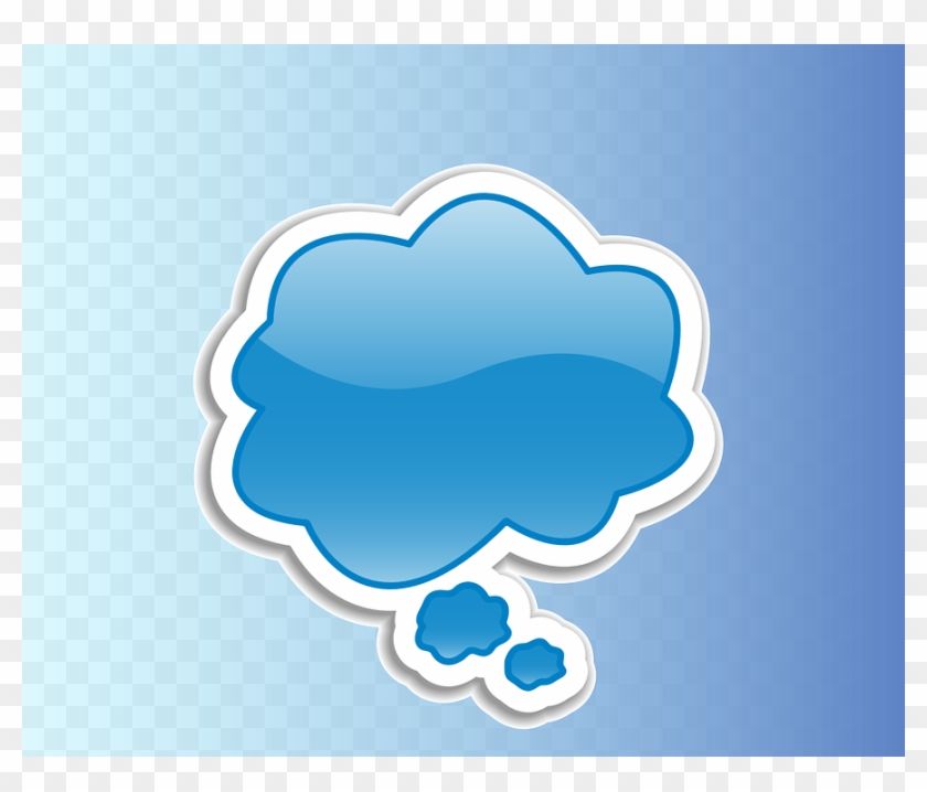 Blue Balloon Cliparts 22, Buy Clip Art - Thoughts Graphics #871679