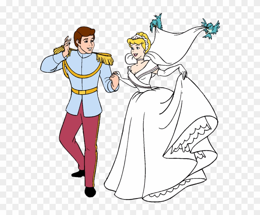 Dccwd21 Disney Clipart Cinderellas Wedding Dress Pack 4699