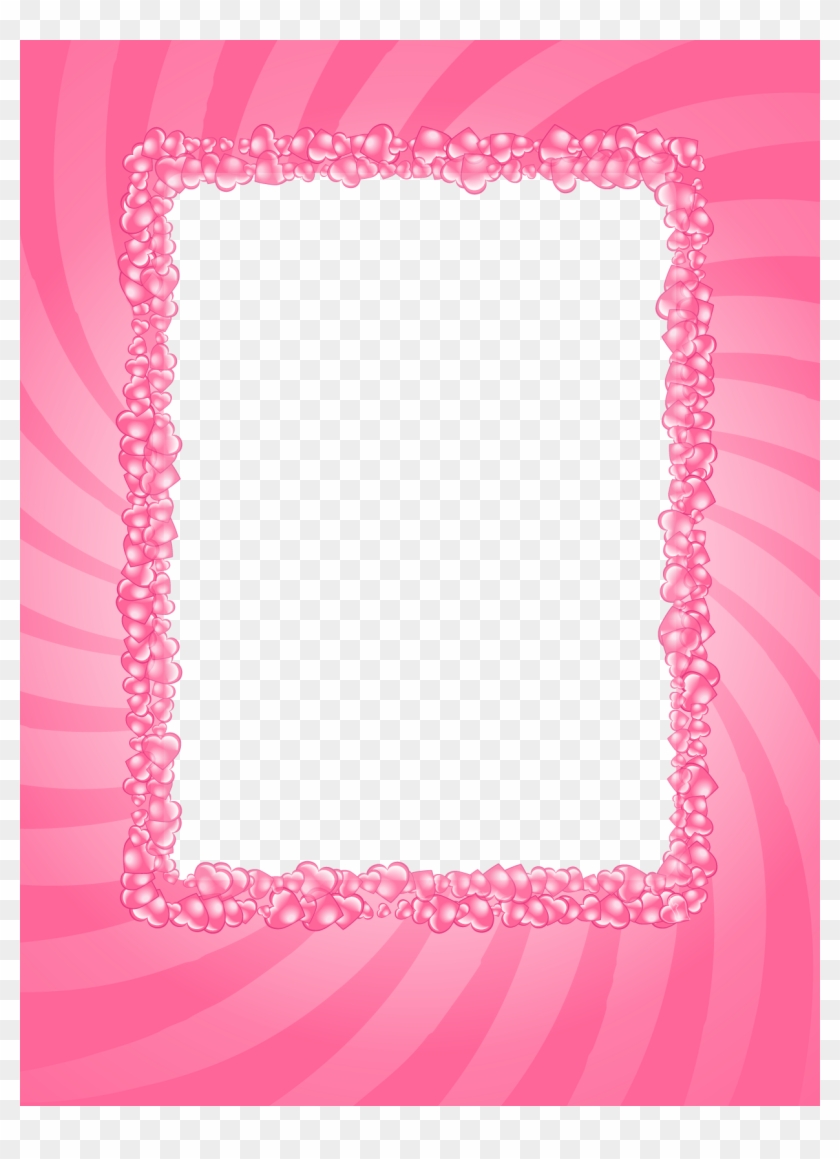 Pink Hearts Valentine Frame By Flashtuchka Pink Hearts - Frame Pink #872036