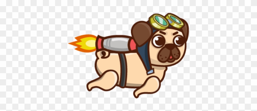 Pug With A Jetpack #874068