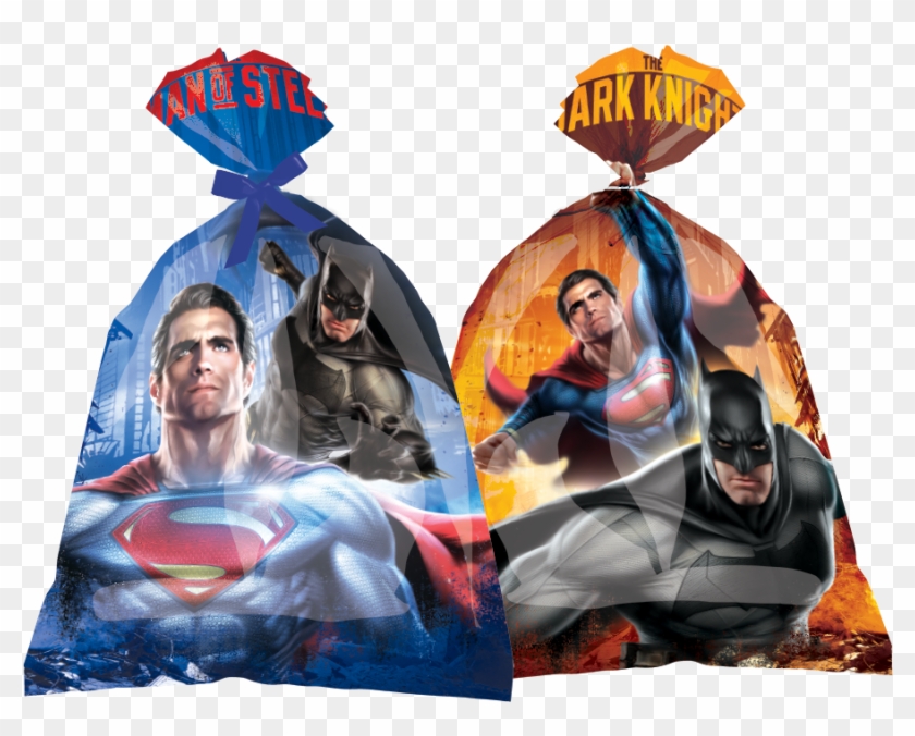 Sacola Surpresa Batman Vs Superman 08 Unidades Festcolor - Batman Vs Superman Sacola Surpresa C/8 - Festcolor #874795