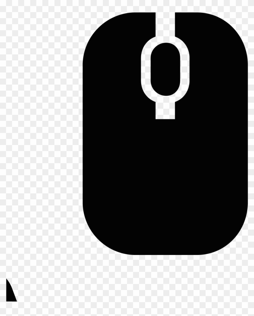 Computer Mouse Black And White Computer File - Mouse Logo Png #875925