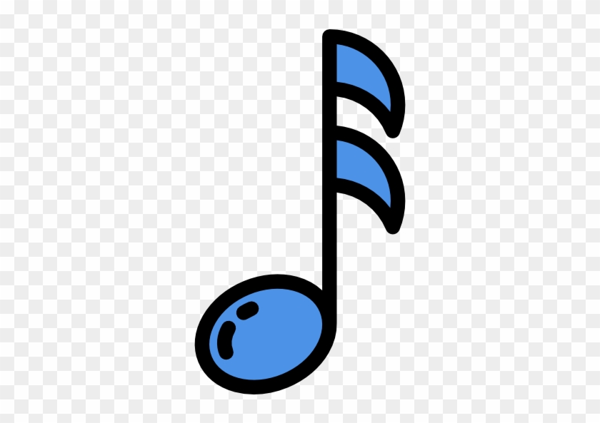 Note Clipart Minim - Musical Note #876005