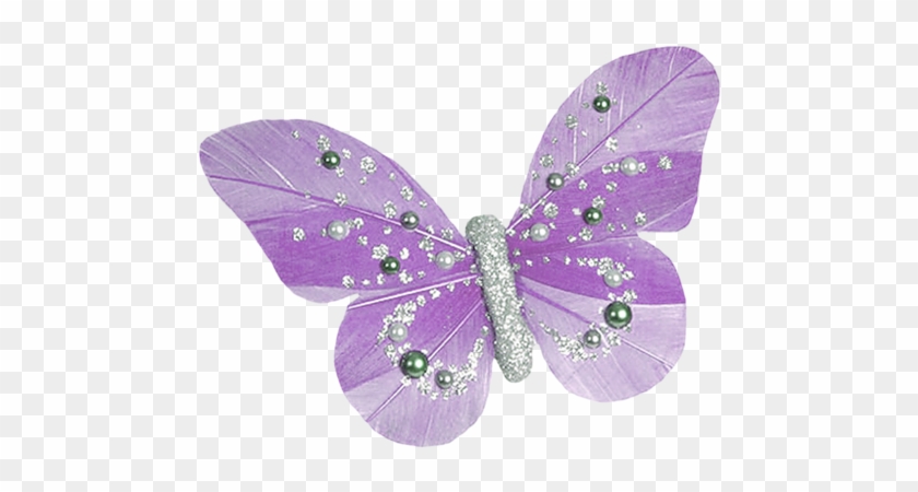 Purple Butterfly - Vlinder Met Knijper #876203