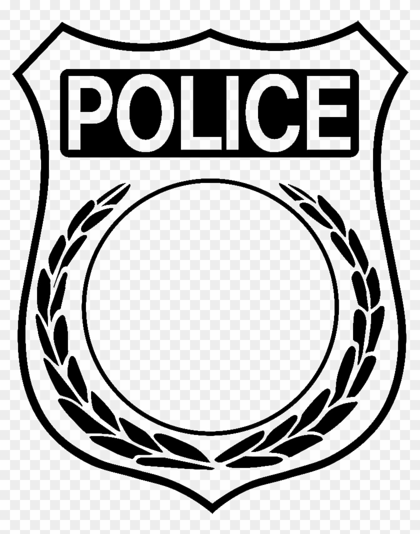 Security Guard Badge Clipart Icon - Draw A Police Badge - Full Size PNG ...