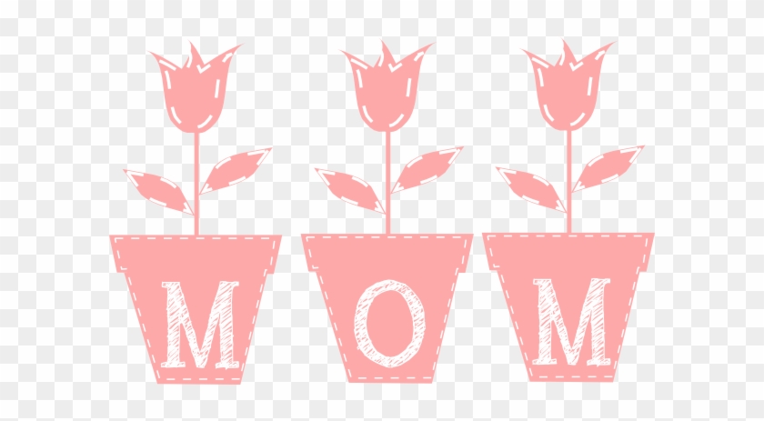 How To Set Use Mom Tulips Icon Png - Mothers Day Banner Png #877821