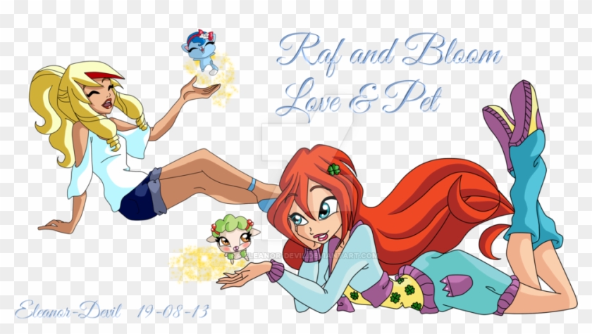 Raf And Bloom - Winx Bloom Love And Pet #877849