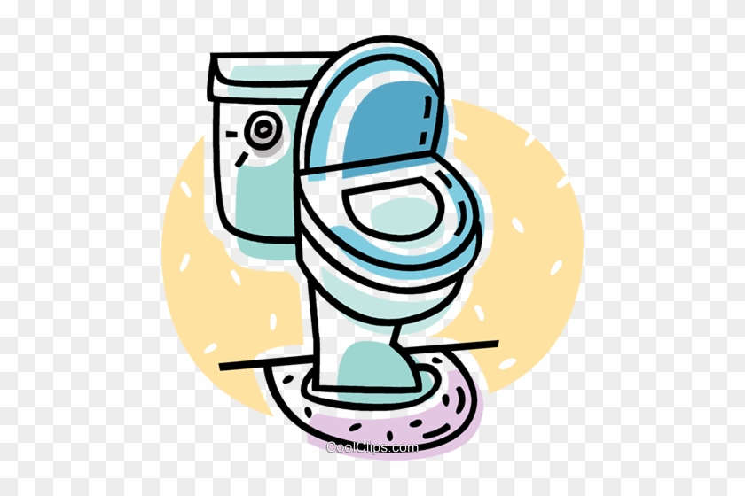 Toilet Royalty Free Vector Clip Art Illustration - Potty Journey By Judith A. Coucouvanis #878234