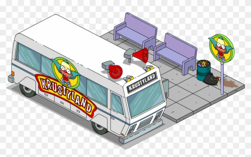 Tsto Krustyland Shuttlebus - Portable Network Graphics #879455