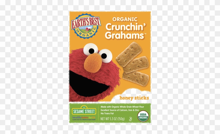 Earth's Best Organic Sesame Street Honey Crunchin' - Earth's Best Crunchin Graham Honey 150g #879810