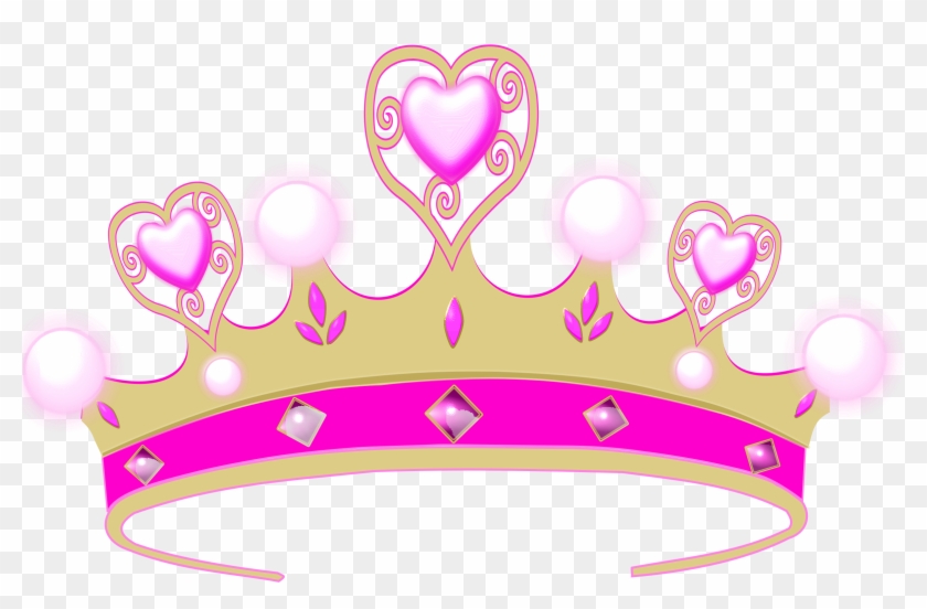 Pink Crown Clip Art - Pink Crown Clip Art #880756