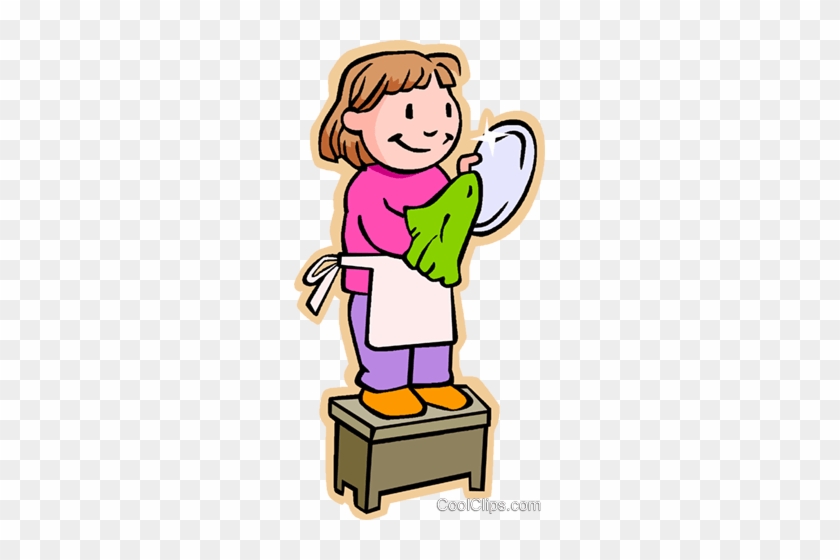 Children At Play - Dishes Clip Art #884045