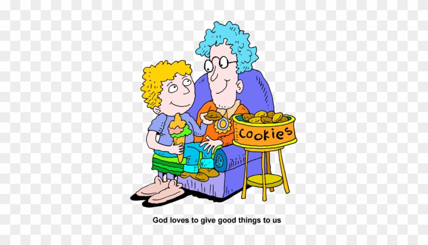 God Loves Giving Good Things - Giving Cookies Clipart #884087