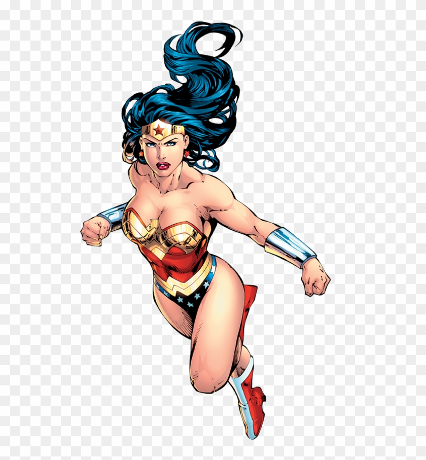 Wonder Woman Superhero Batman The Flash - Wonder Woman Comic Png #884267