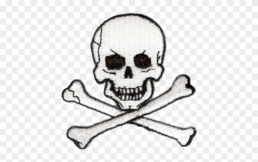 Jolly Roger Skull And Crossbones Embroidery Patch - Skull And Crossbones #885850