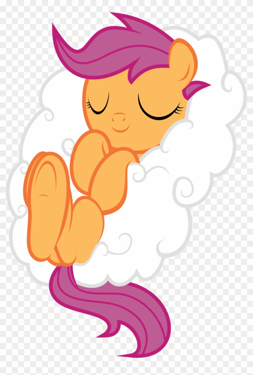 Scootaloo Asleep By Iamadinosaurrarrr-d6 - Scootaloo #888069