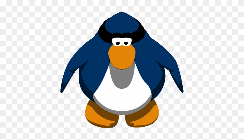 Cat Burglar Mask Ig - Club Penguin Blue Penguin #888351