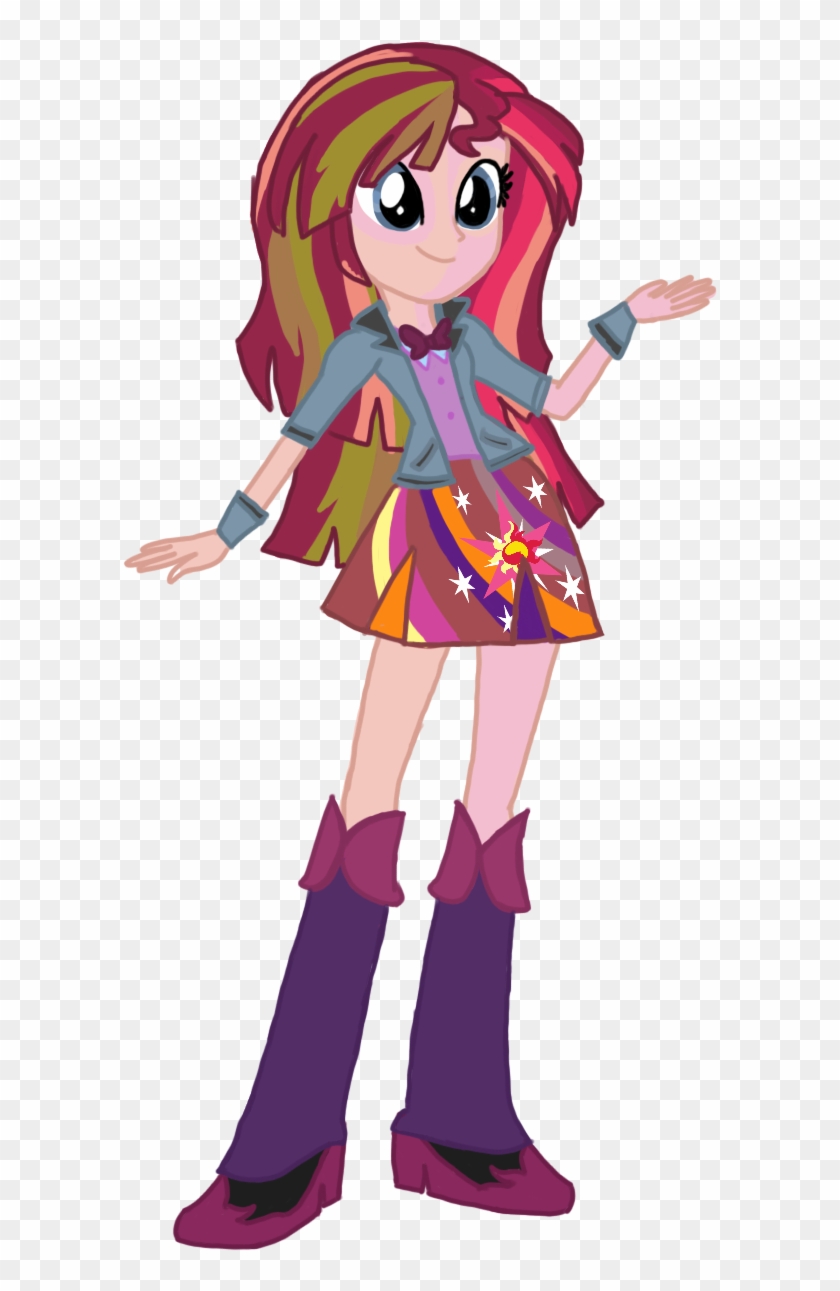 Tsundra, Equestria Girls, Fusion, Safe, Simple Background, - Illustration #888406