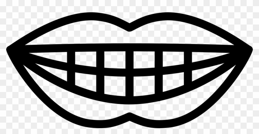 Smiling Mouth Showing Teeth Comments - Marketing Target Icons #888961