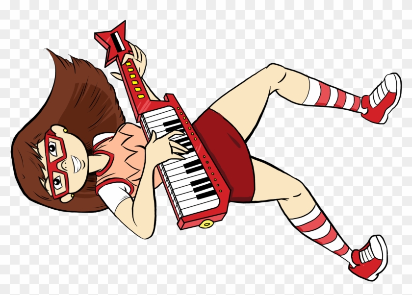 Emily On The Keytar - Illustration #889435