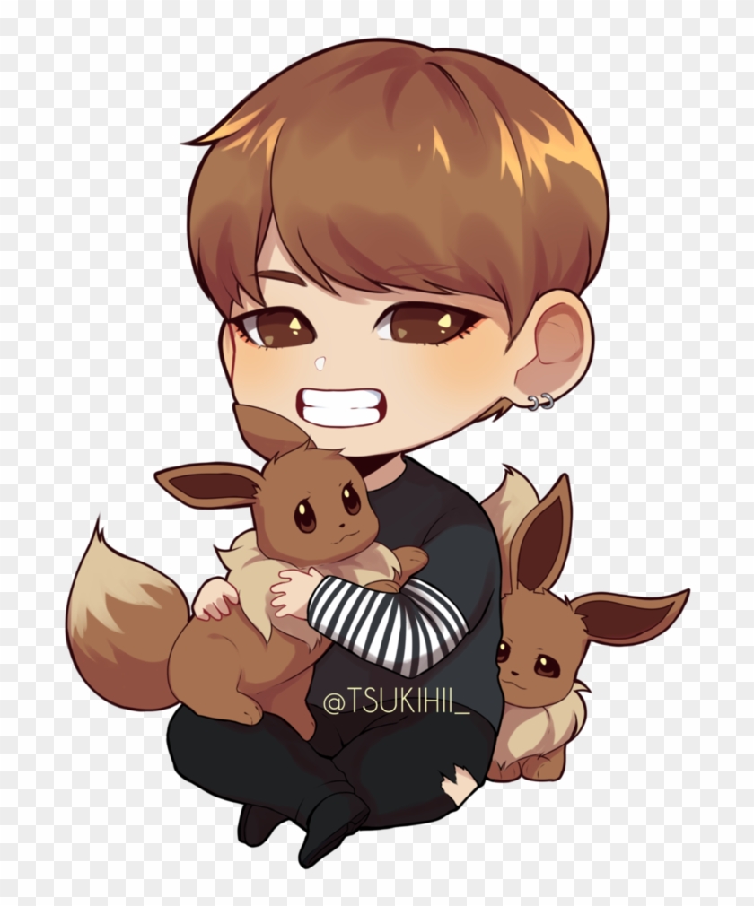 Drawing Bts Fan Art - Eevee Bts #891027