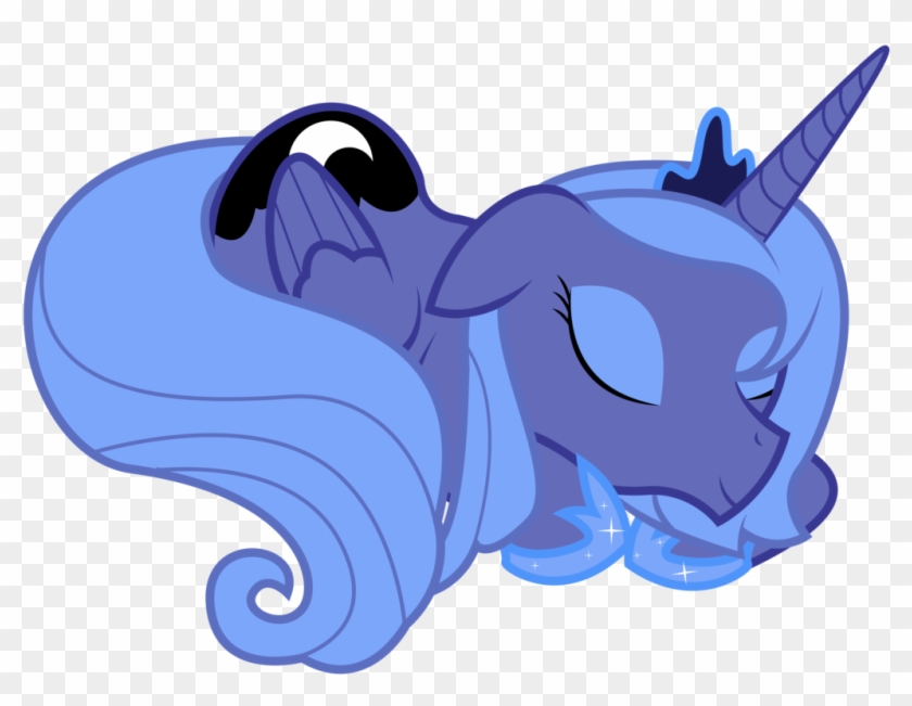 Princess Luna Sleeping By Replaymasteroftime - Принцесса Луна Плюс Найтмер Мун #891068