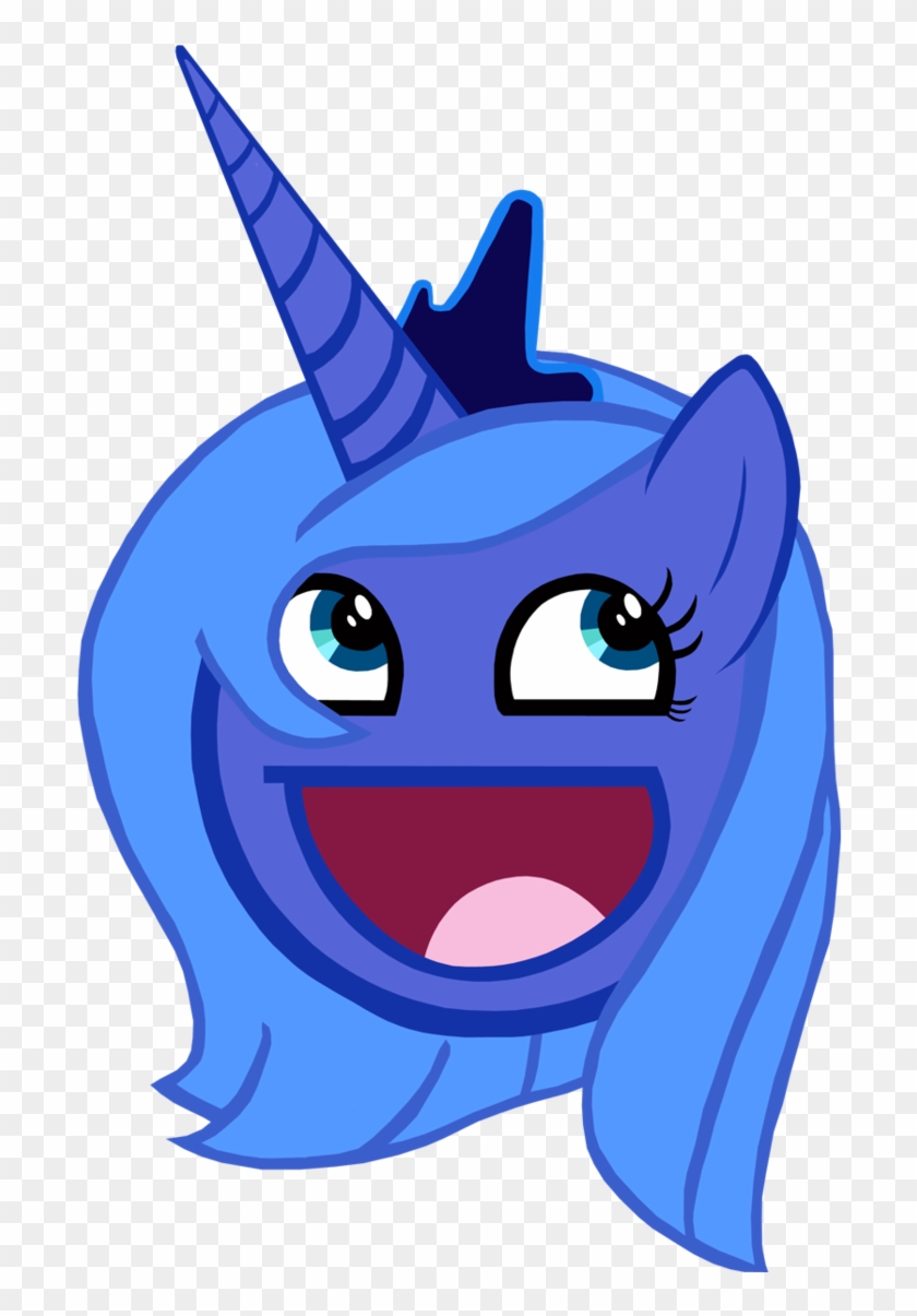 Princess Luna Awesome Face By Wakabalasha - Princess Luna Awesome Face #891085