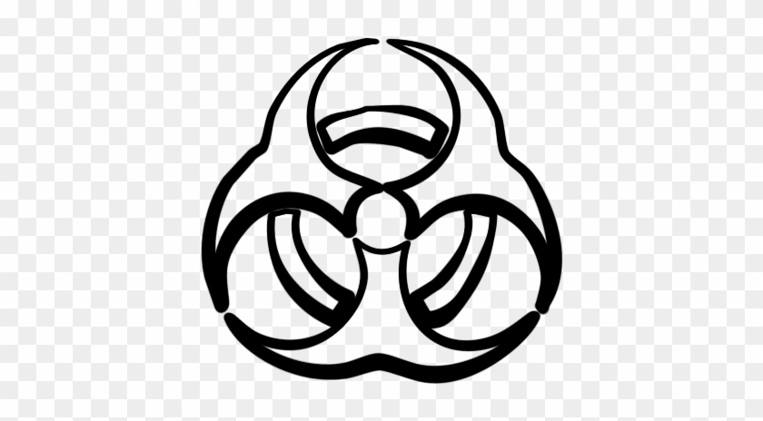 Biohazard Symbol Icon - Drawing #893070