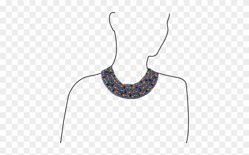 Bib Necklace - Illustration #893221