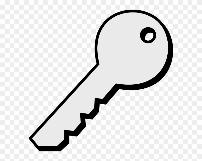 Small Clipart Keys - Black And White Keys #894472