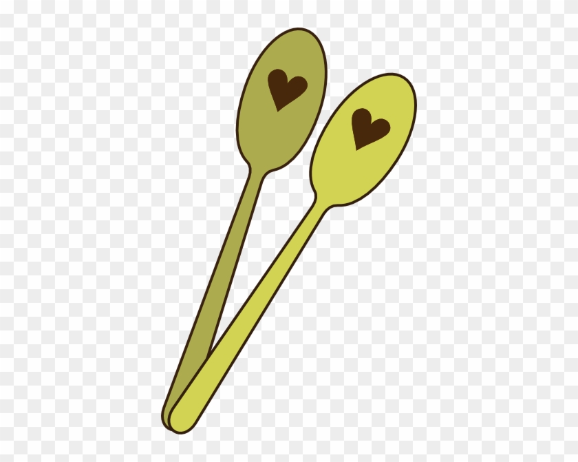 Spoon Set Clip Art At Clker - Cute Spoon Clipart #894734